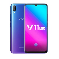 
vivo V11 (V11 Pro) supports frequency bands GSM ,  CDMA ,  HSPA ,  LTE. Official announcement date is  September 2018. The device is working on an Android 8.1 (Oreo) with a Octa-core (4x2.2