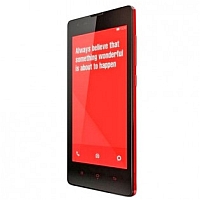 
Xiaomi Redmi 1S supports frequency bands GSM and HSPA. Official announcement date is  May 2014. The device is working on an Android OS, v4.3 (Jelly Bean) actualized v4.4 (KitKat) with a Qua